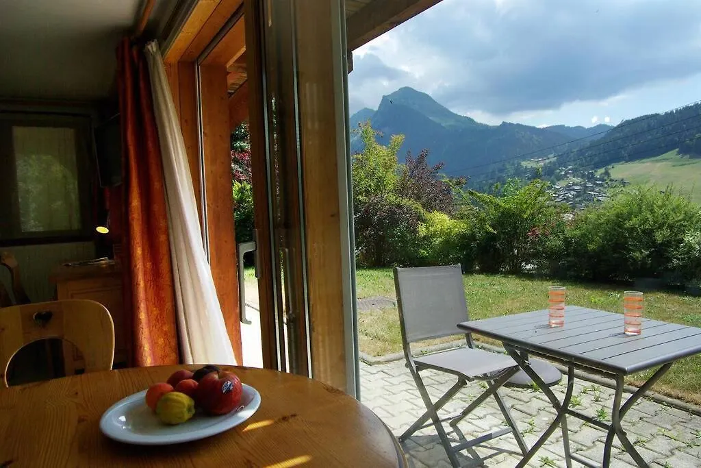 Appart Saint-Antoine Morzine Vue Soleil Jardin Calme Parking 3 Pers